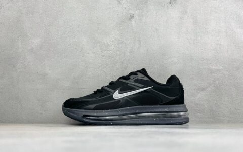 耐克Nike Air Max Metro 舒适轻盈防滑耐磨运动低帮跑步鞋黑纯原版本 货号：IW4934-070