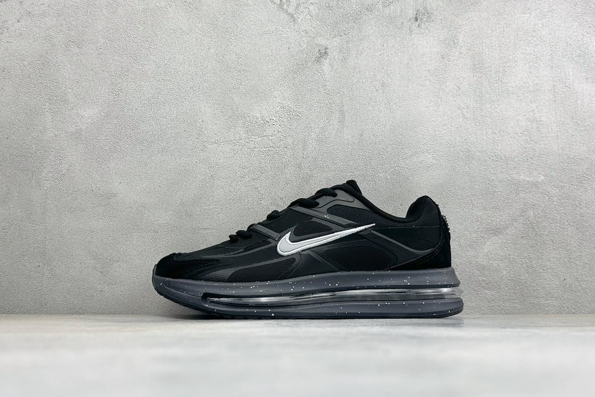 耐克 Nike Air Max Metro 舒适轻盈 防滑耐磨运动低帮跑步鞋 黑 正面实拍图