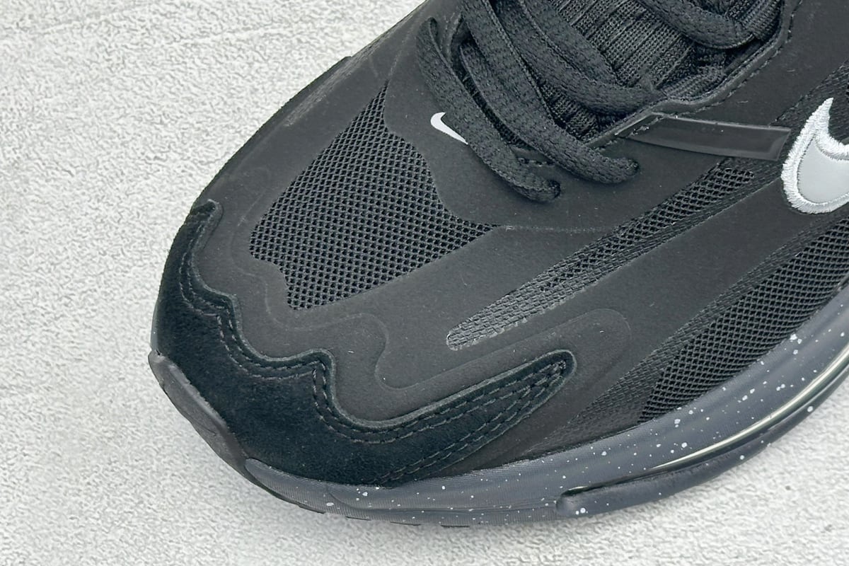 耐克 Nike Air Max Metro 舒适轻盈 防滑耐磨运动低帮跑步鞋 黑 鞋标实拍图