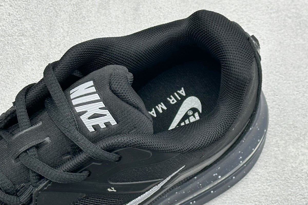 耐克 Nike Air Max Metro 舒适轻盈 防滑耐磨运动低帮跑步鞋 黑 上脚实拍图