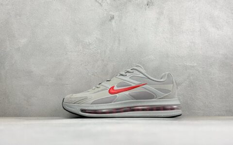 耐克Nike Air Max Metro 舒适轻盈防滑耐磨运动低帮跑步鞋灰红纯原版本 货号：IW4934-090