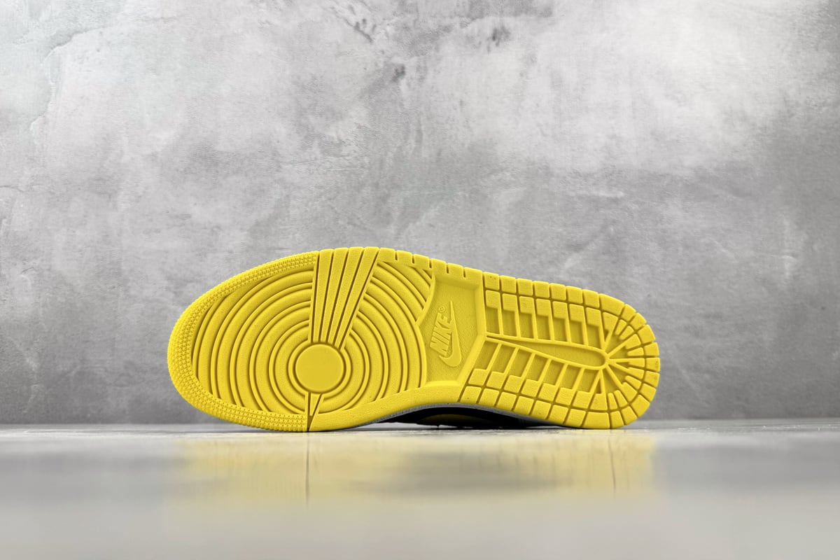 乔丹 Air Jordan 1 SE 综合版 黑白黄-实拍图4