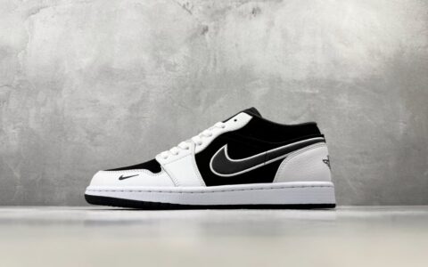 乔丹Air Jordan 1 SE 黑白银黑纯原版本 货号：IX6983-001