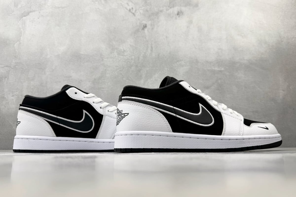 乔丹 Air Jordan 1 SE 黑白 银黑 鞋底实拍图