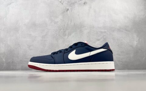 乔丹Air Jordan 1 RETRO LOW OG 综合版蓝白纯原版本 货号：IX8478-410