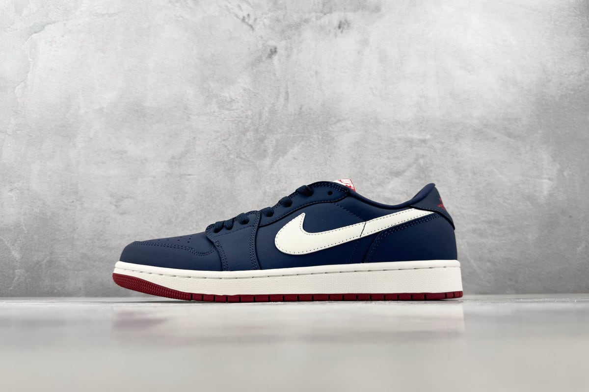 乔丹 Air Jordan 1 RETRO LOW OG 综合版 蓝白-实拍图1