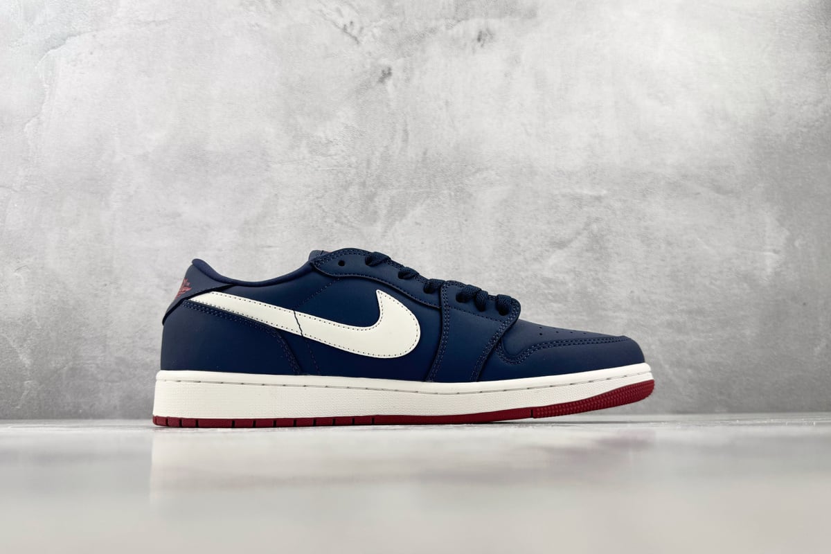 乔丹 Air Jordan 1 RETRO LOW OG 综合版 蓝白-实拍图2