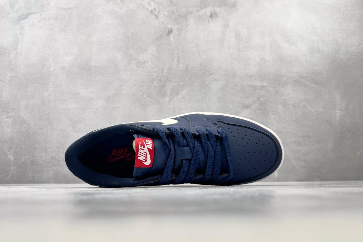 乔丹 Air Jordan 1 RETRO LOW OG 蓝白-实拍图3