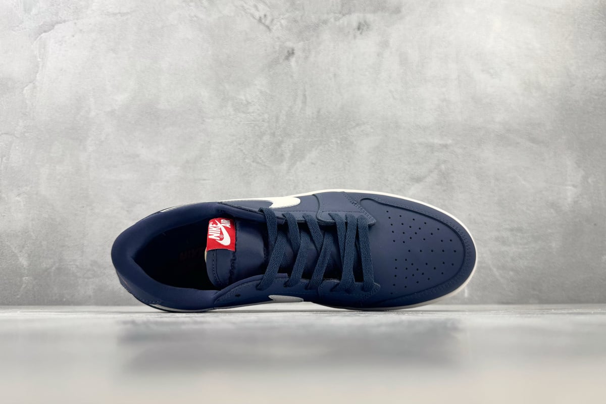 乔丹 Air Jordan 1 RETRO LOW OG 综合版 蓝白-实拍图3