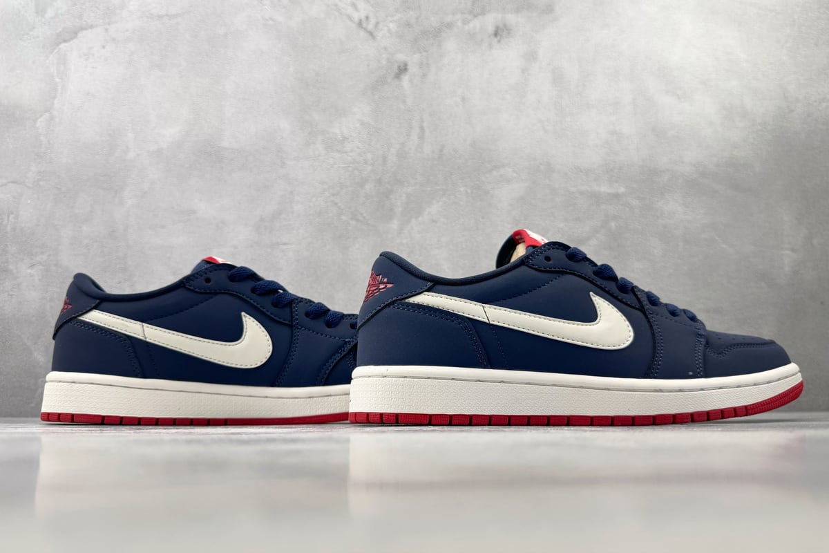 乔丹 Air Jordan 1 RETRO LOW OG 蓝白-实拍图6