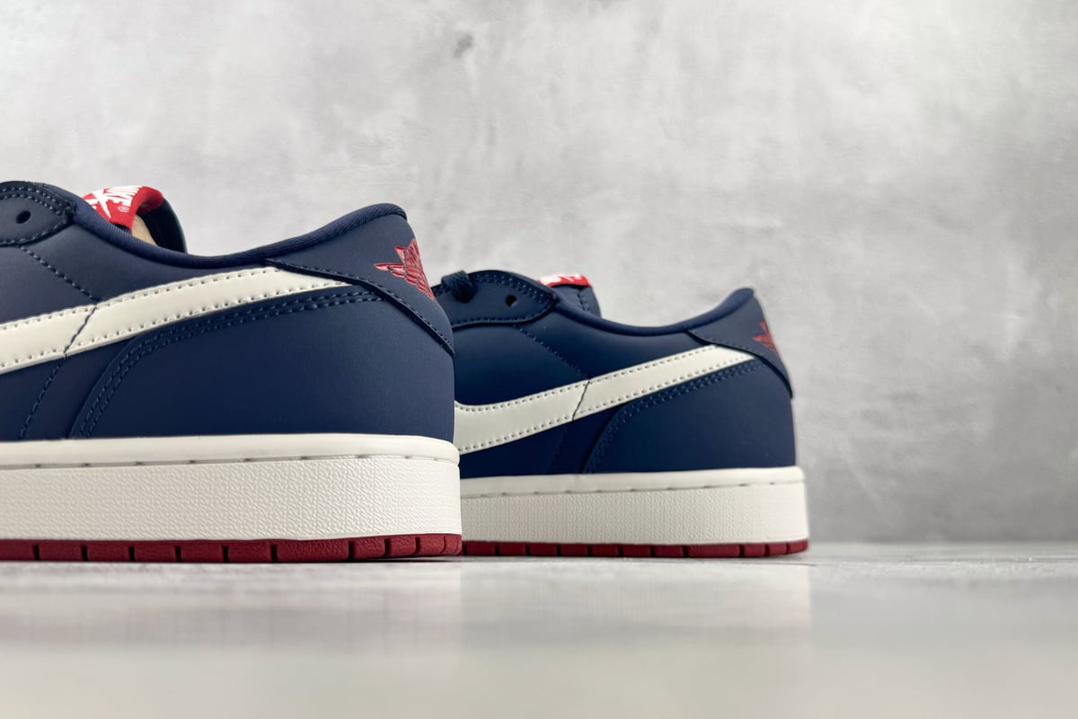 乔丹 Air Jordan 1 RETRO LOW OG 综合版 蓝白-实拍图8