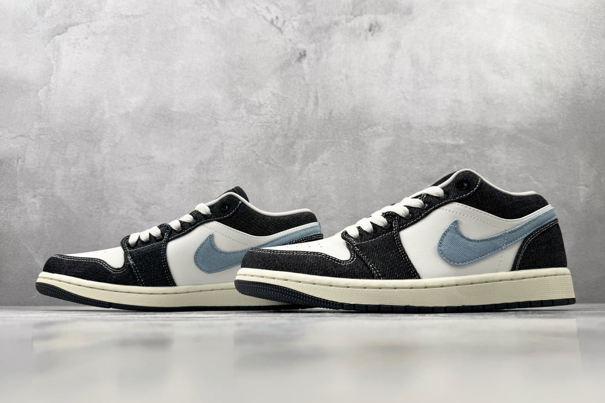 乔丹 Air Jordan 1 SE 综合版 蓝白色-实拍图5