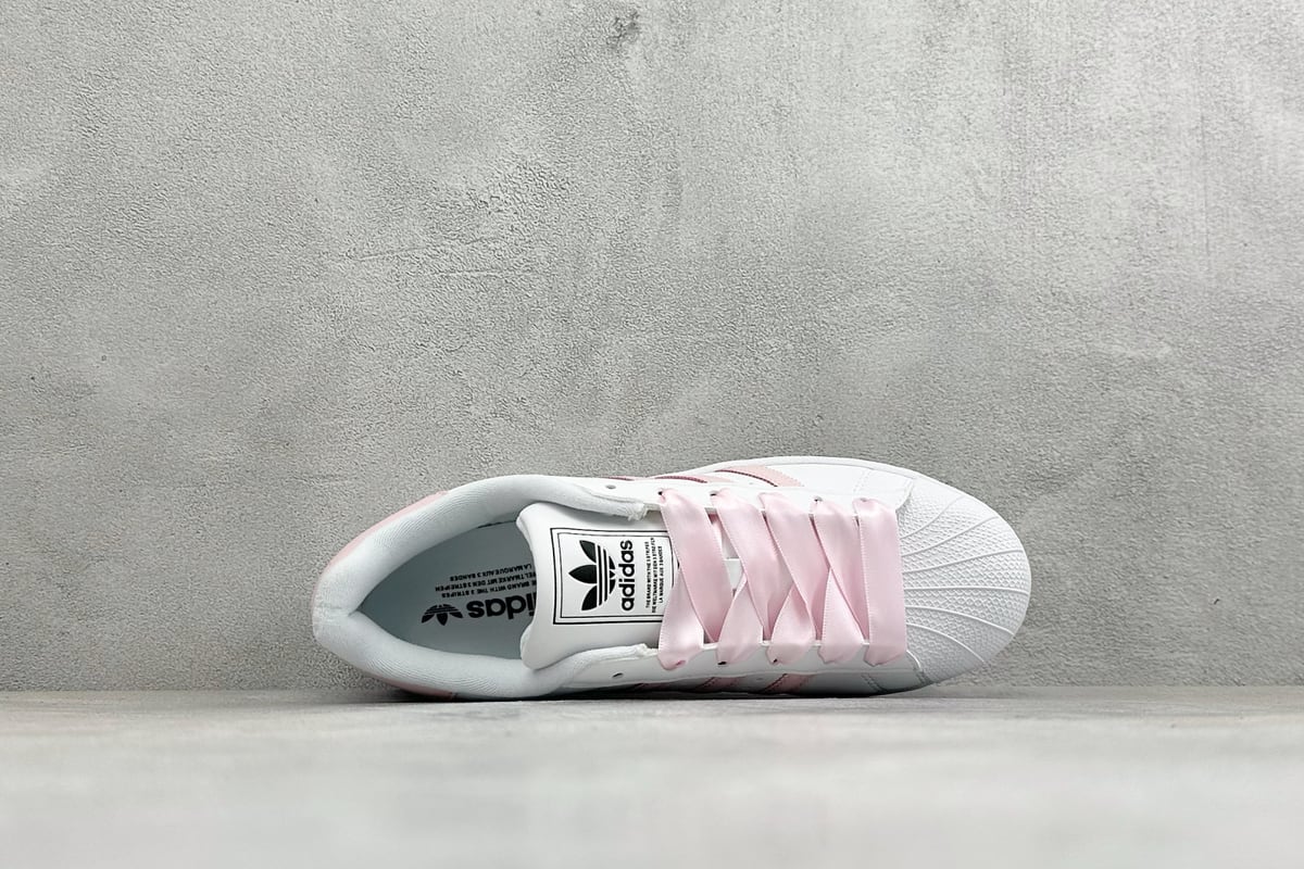阿迪达斯 Adidas Originals Superstar 贝壳头板鞋 采用全新头层拼接皮革材质 后跟采用特色3D立体印字 渠道正品订单 诠释市场最高工艺水平 全鞋进口头层皮料打造。区别市面普通真标版本,进出专柜无压力-实拍图3