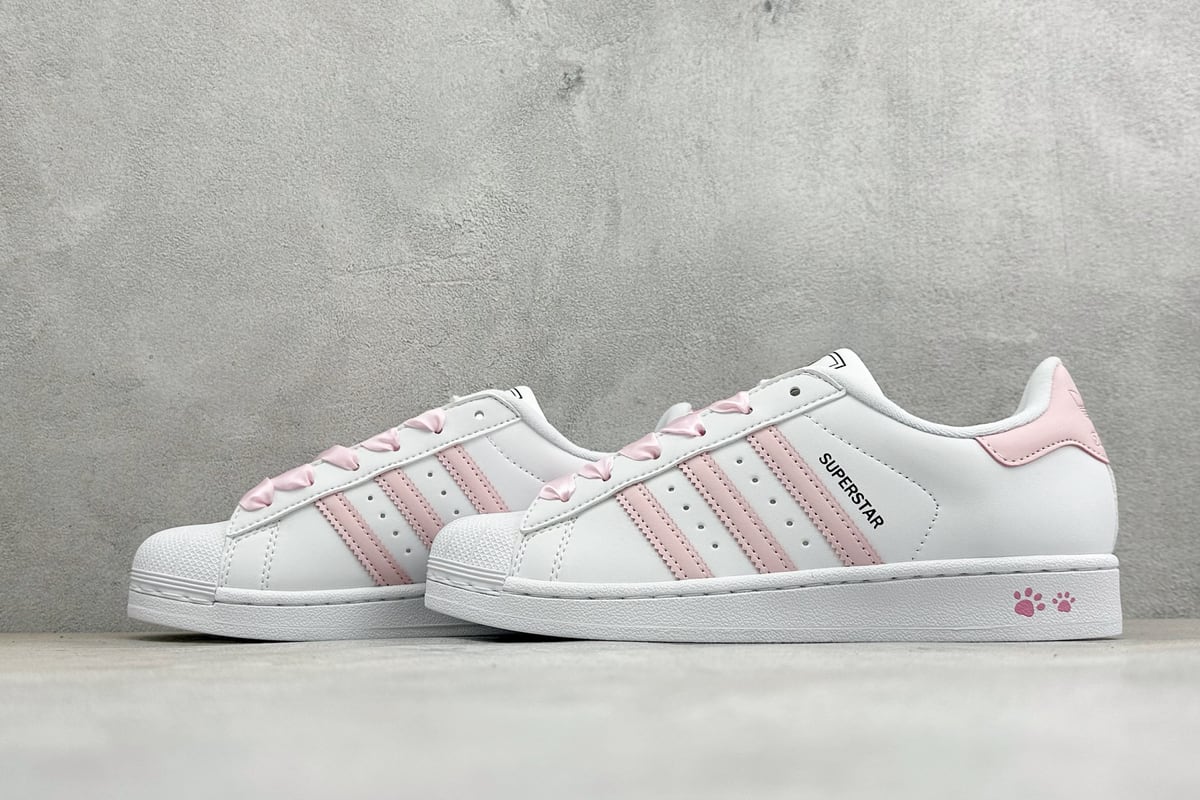 阿迪达斯 Adidas Originals Superstar 贝壳头板鞋 采用全新头层拼接皮革材质 后跟采用特色3D立体印字 渠道正品订单 诠释市场最高工艺水平 全鞋进口头层皮料打造。区别市面普通真标版本,进出专柜无压力-实拍图5