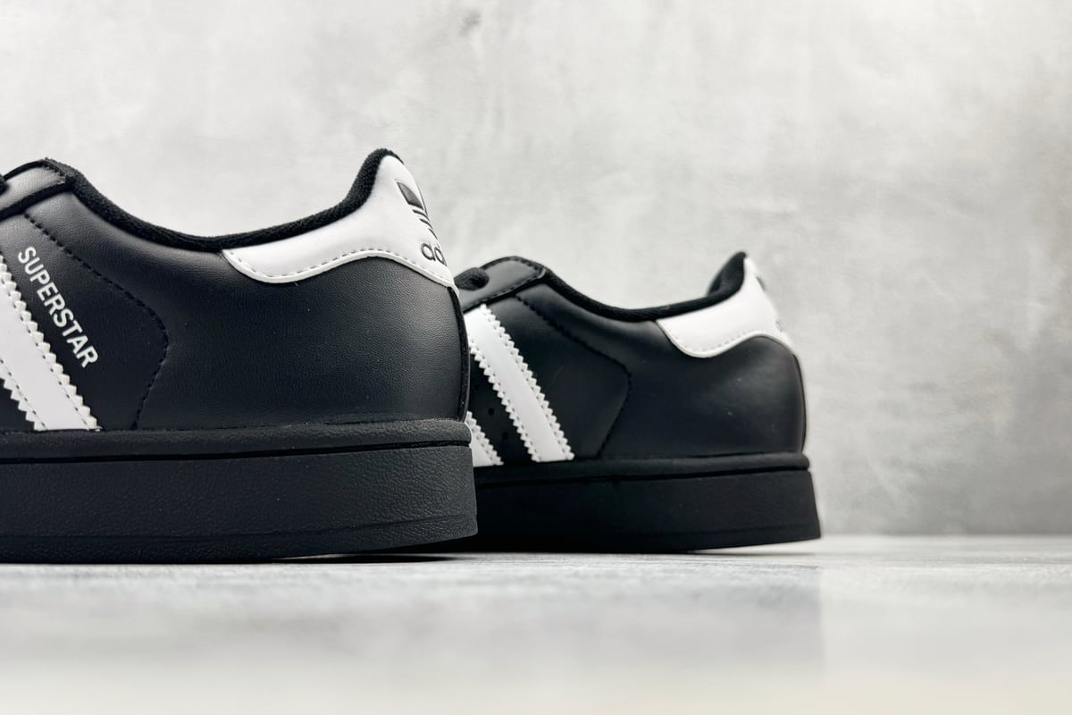 阿迪达斯 Adidas originals Superstar 2 黑白色-实拍图8