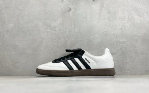 阿迪达斯Adidas Original Samba OG 白黑纯原版本 货号：JI3199