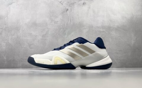阿迪达斯Adidas BARRICADE 14 白蓝银蓝橙纯原版本 货号：JR1743