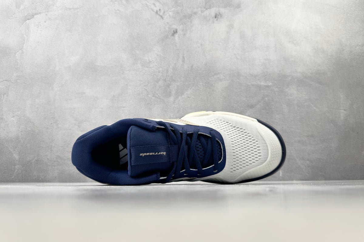 阿迪达斯 Adidas BARRICADE 14 白蓝 银蓝橙 背面实拍图