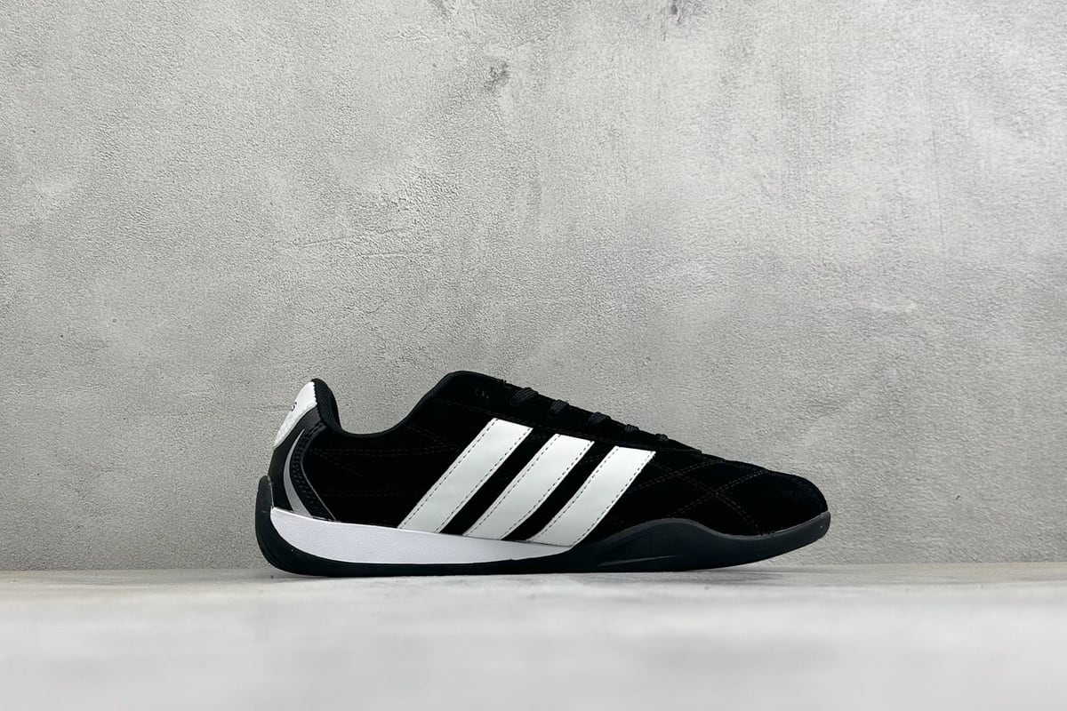 阿迪达斯 Adidas Originals Adiracer 黑蓝 侧面实拍图
