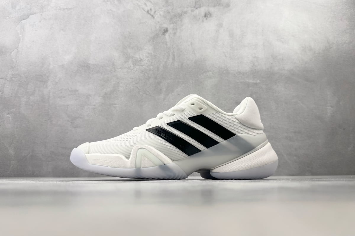 阿迪达斯 Adidas BARRICADE 14 M 白黑-实拍图1