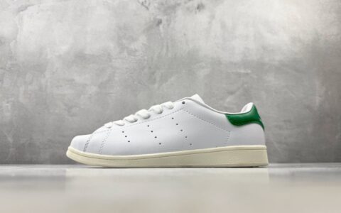 阿迪达斯Adidas originals STAN SMITH SQ 白绿纯原版本 货号：KI5230