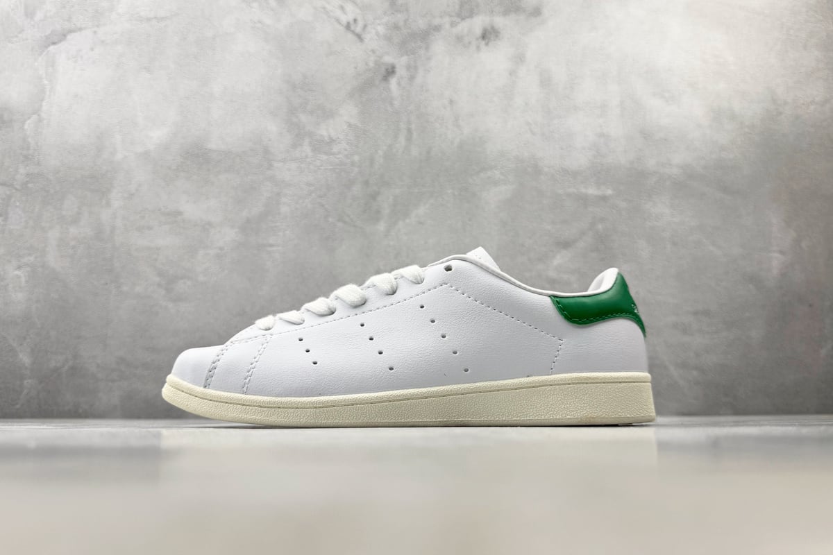 阿迪达斯 Adidas originals STAN SMITH SQ  银黄绿 正面实拍图