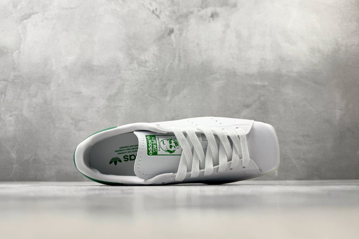 阿迪达斯 Adidas originals STAN SMITH SQ  银黄绿 背面实拍图