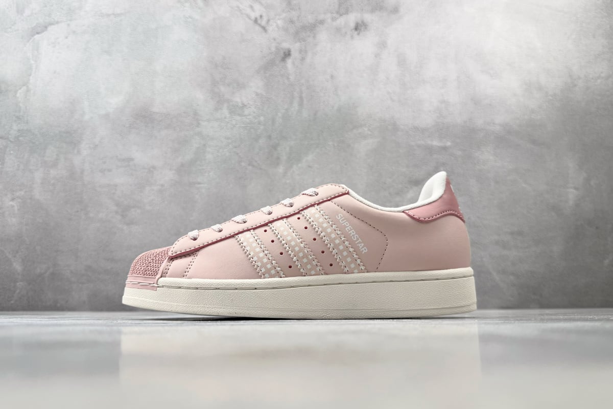 阿迪达斯 Adidas originals Superstar 2 粉色-实拍图1