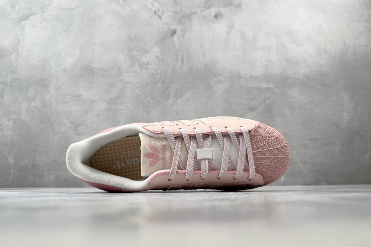阿迪达斯 Adidas originals Superstar 2 粉色-实拍图3