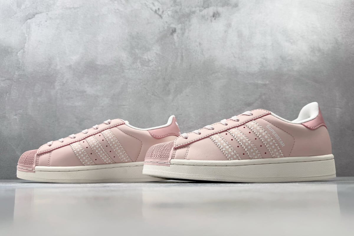 阿迪达斯 Adidas originals Superstar 2 粉色-实拍图5