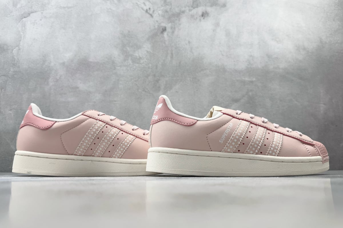 阿迪达斯 Adidas originals Superstar 2 粉色-实拍图6