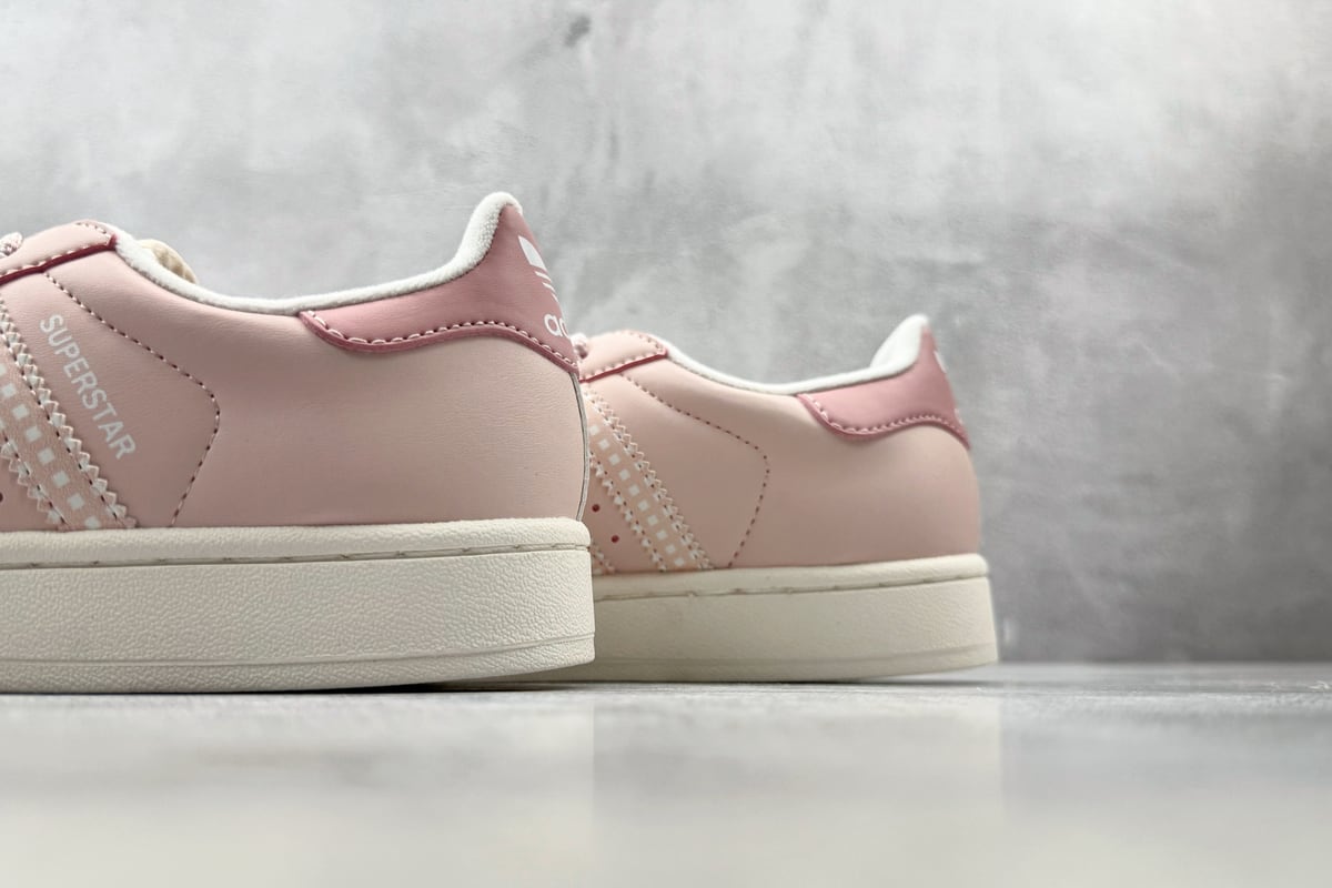 阿迪达斯 Adidas originals Superstar 2 粉色-实拍图8