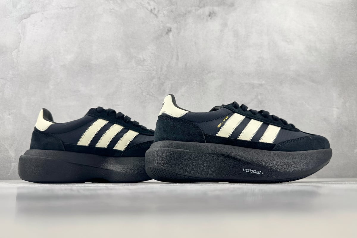 阿迪达斯 Adidas originals SL 72 性价比天花板 黑白-实拍图6