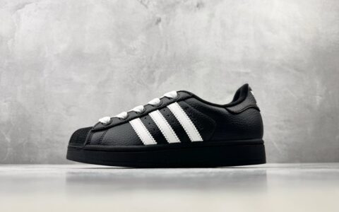 阿迪达斯Adidas originals Superstar 2 黑白色纯原版本 货号：KK4474