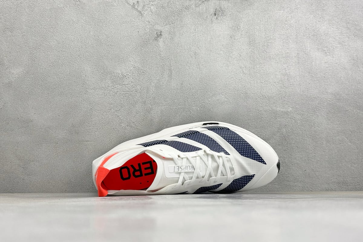 阿迪达斯 Adidas Adizero DROPSET ELITE 白银红 背面实拍图