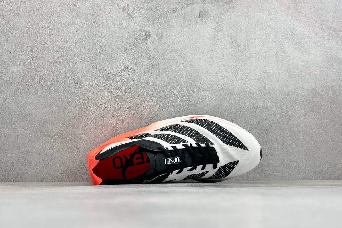 阿迪达斯 Adidas Adizero DROPSET ELITE 白银红 背面实拍图
