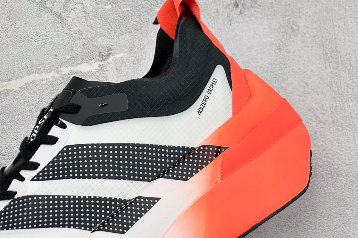 阿迪达斯 Adidas Adizero DROPSET ELITE 白银红 细节实拍图