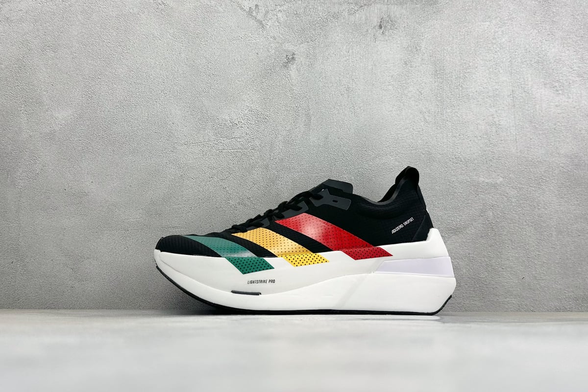 阿迪达斯 Adidas Adizero DROPSET ELITE 黑白彩 正面实拍图
