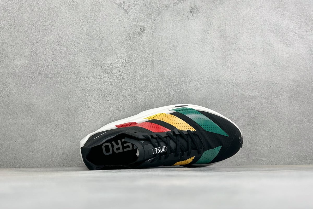 阿迪达斯 Adidas Adizero DROPSET ELITE 黑白彩 背面实拍图
