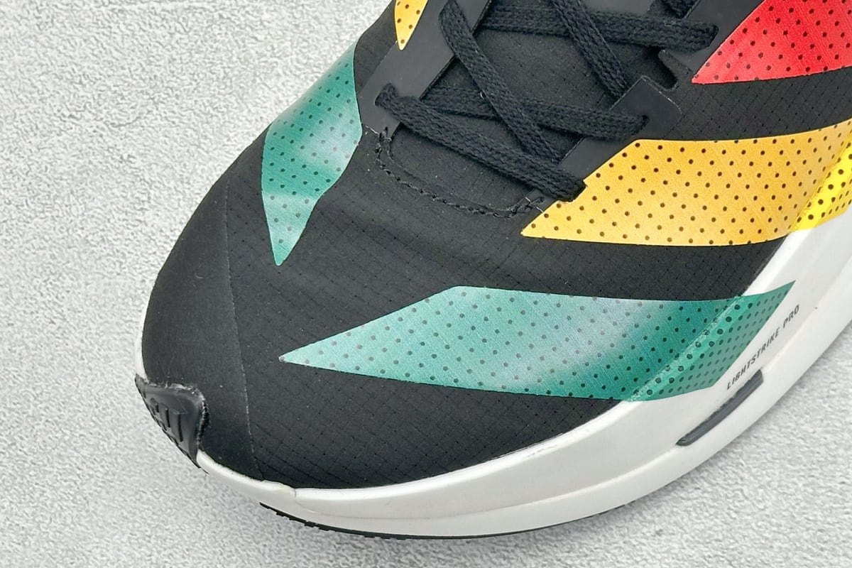 阿迪达斯 Adidas Adizero DROPSET ELITE 黑白彩 鞋标实拍图