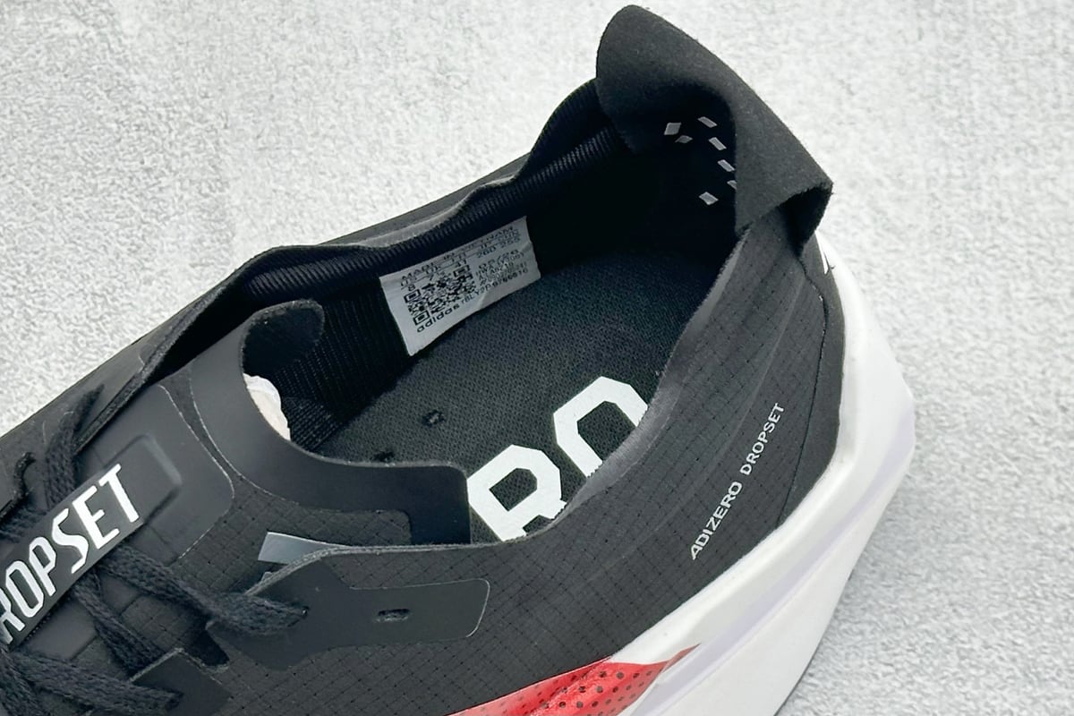 阿迪达斯 Adidas Adizero DROPSET ELITE 黑白彩 上脚实拍图