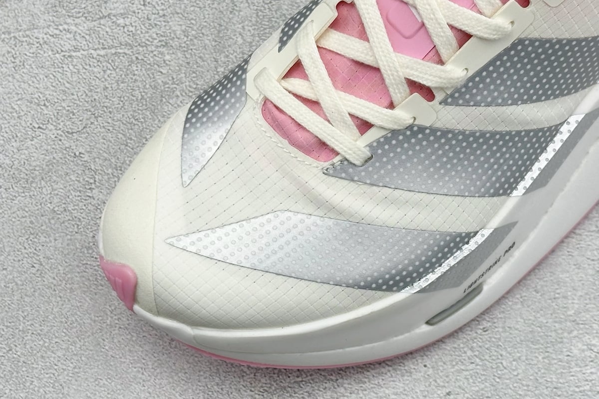 阿迪达斯 Adidas Adizero DROPSET ELITE 白银红 鞋标实拍图