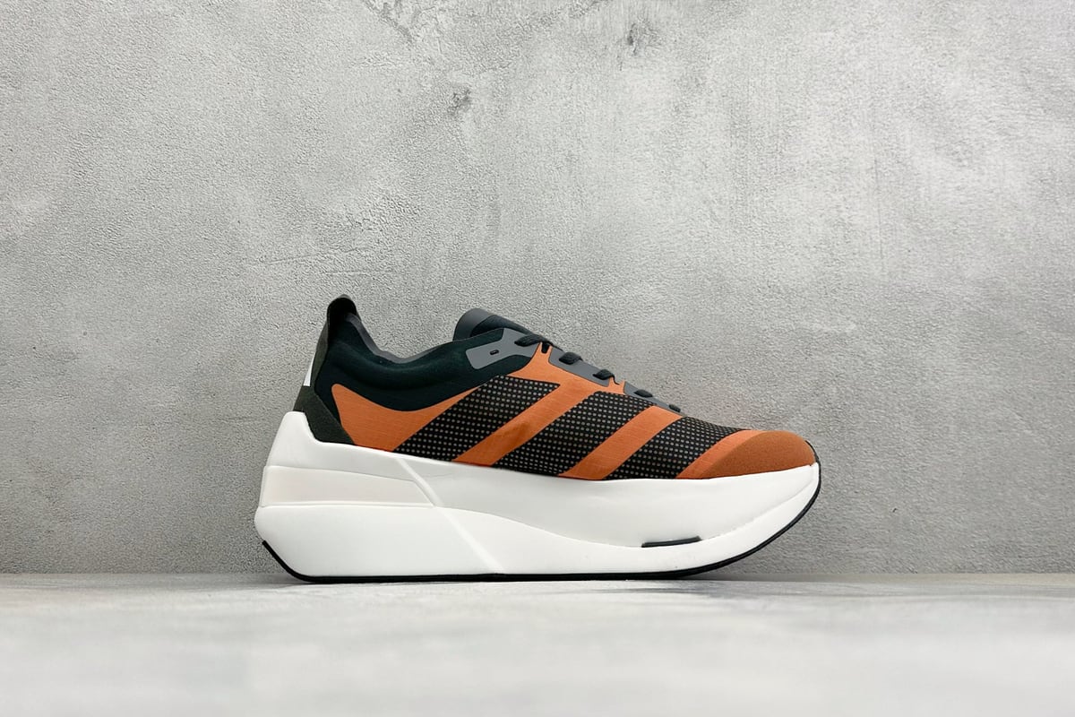 阿迪达斯 Adidas Adizero DROPSET ELITE 白银橙 侧面实拍图