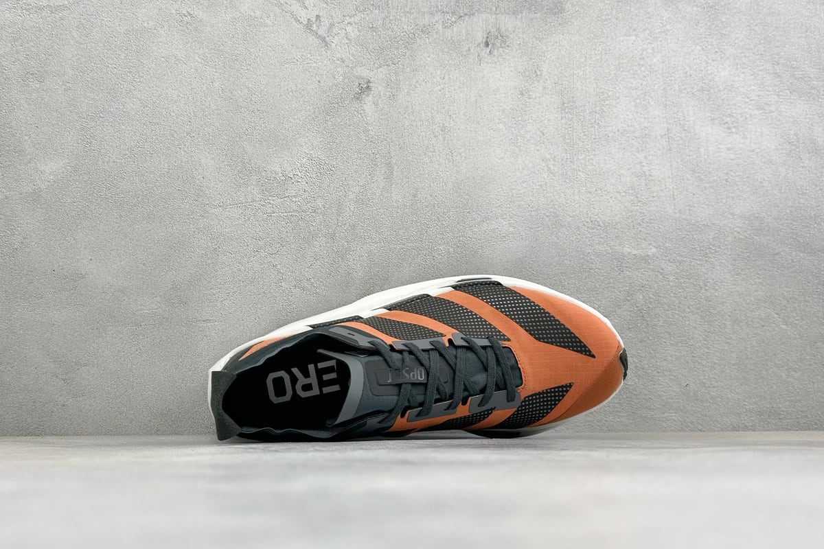 阿迪达斯 Adidas Adizero DROPSET ELITE 白银橙 背面实拍图