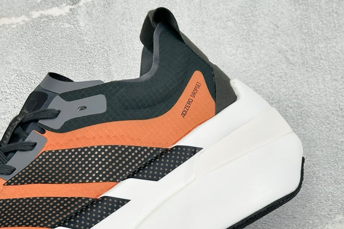 阿迪达斯 Adidas Adizero DROPSET ELITE 白银橙 细节实拍图