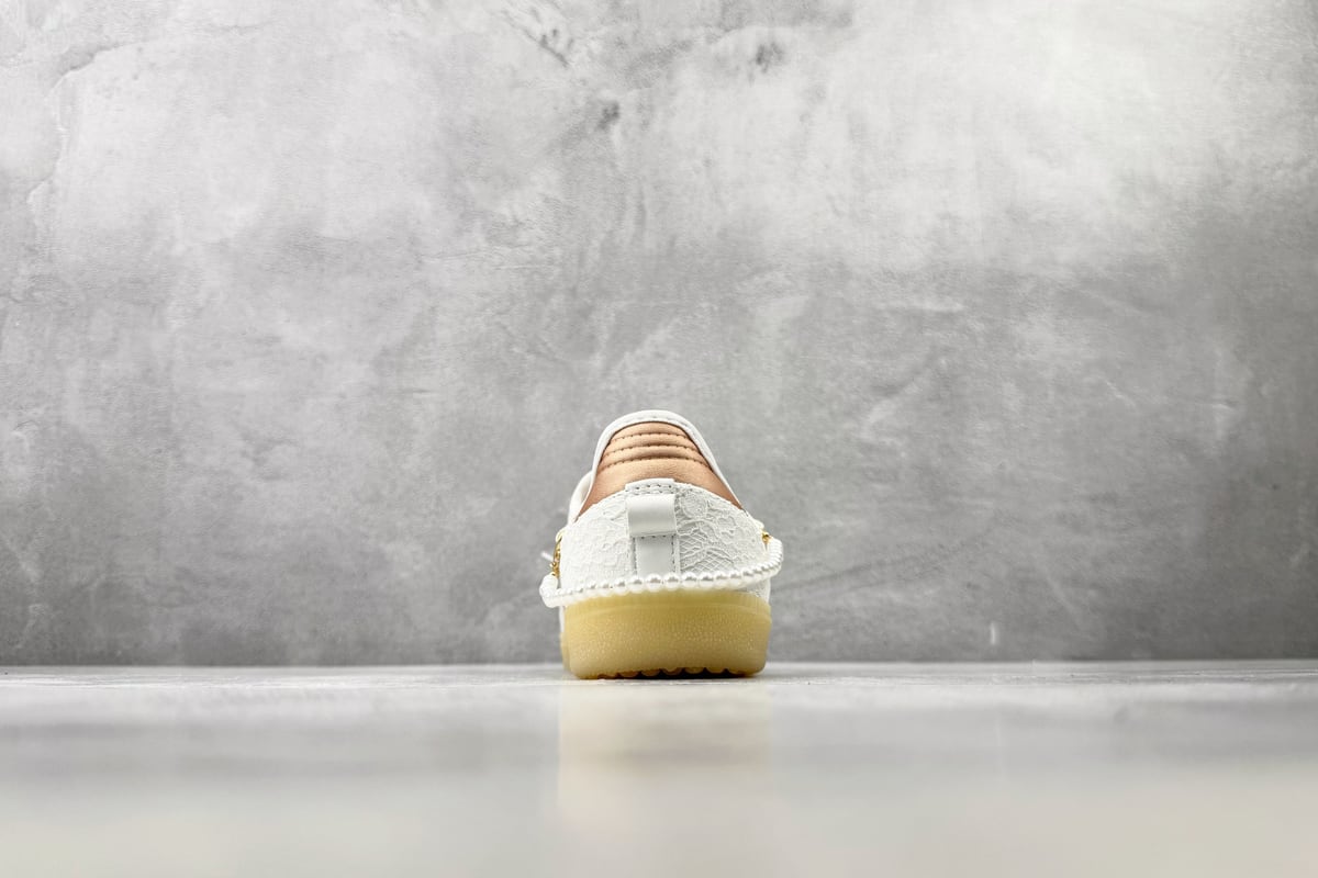 阿迪达斯 Adidas originals Samba Jane 白香槟金 细节实拍图