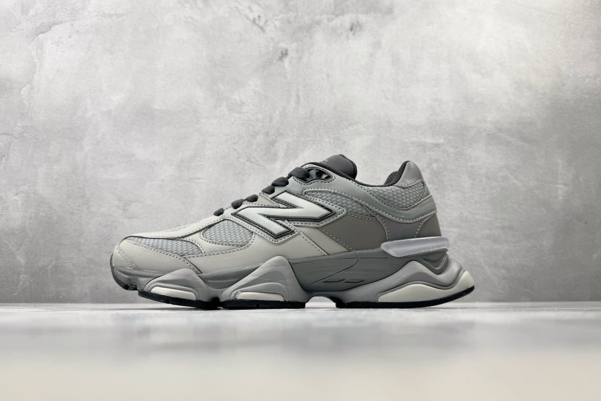 新百伦 New Balance NB 9060 石板灰 白银黑 正面实拍图
