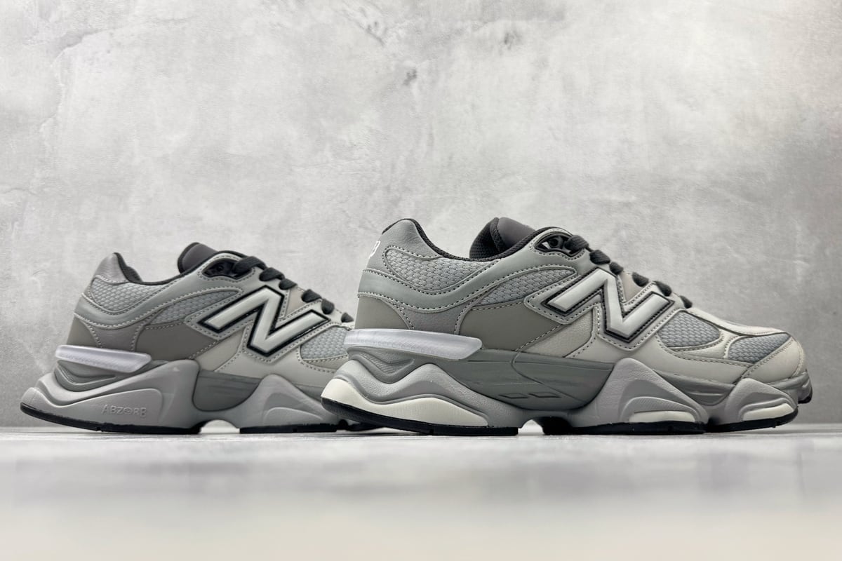 新百伦 New Balance NB 9060 石板灰 白银黑 鞋底实拍图