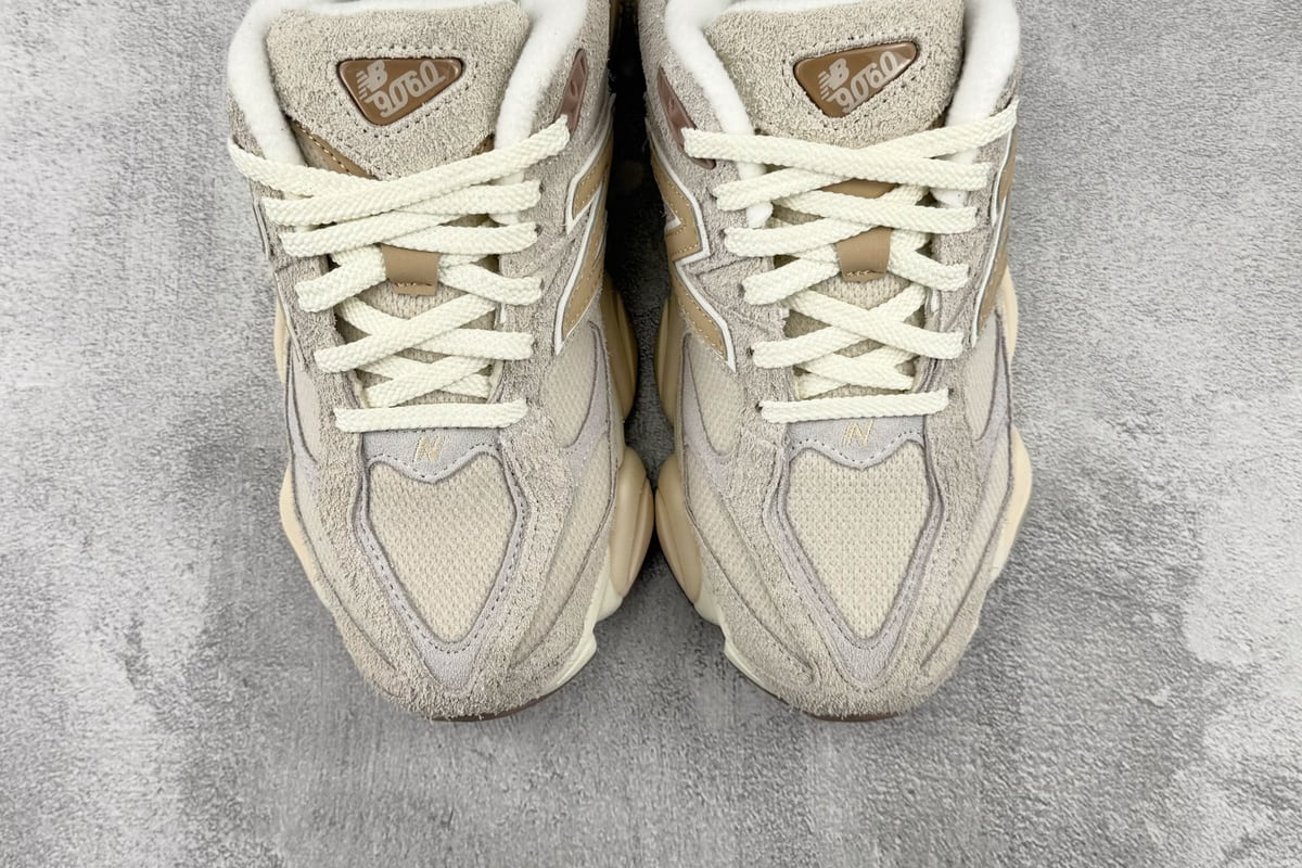 新百伦 New Balance NB 9060 纯原标杆 品质无敌 米色-实拍图7