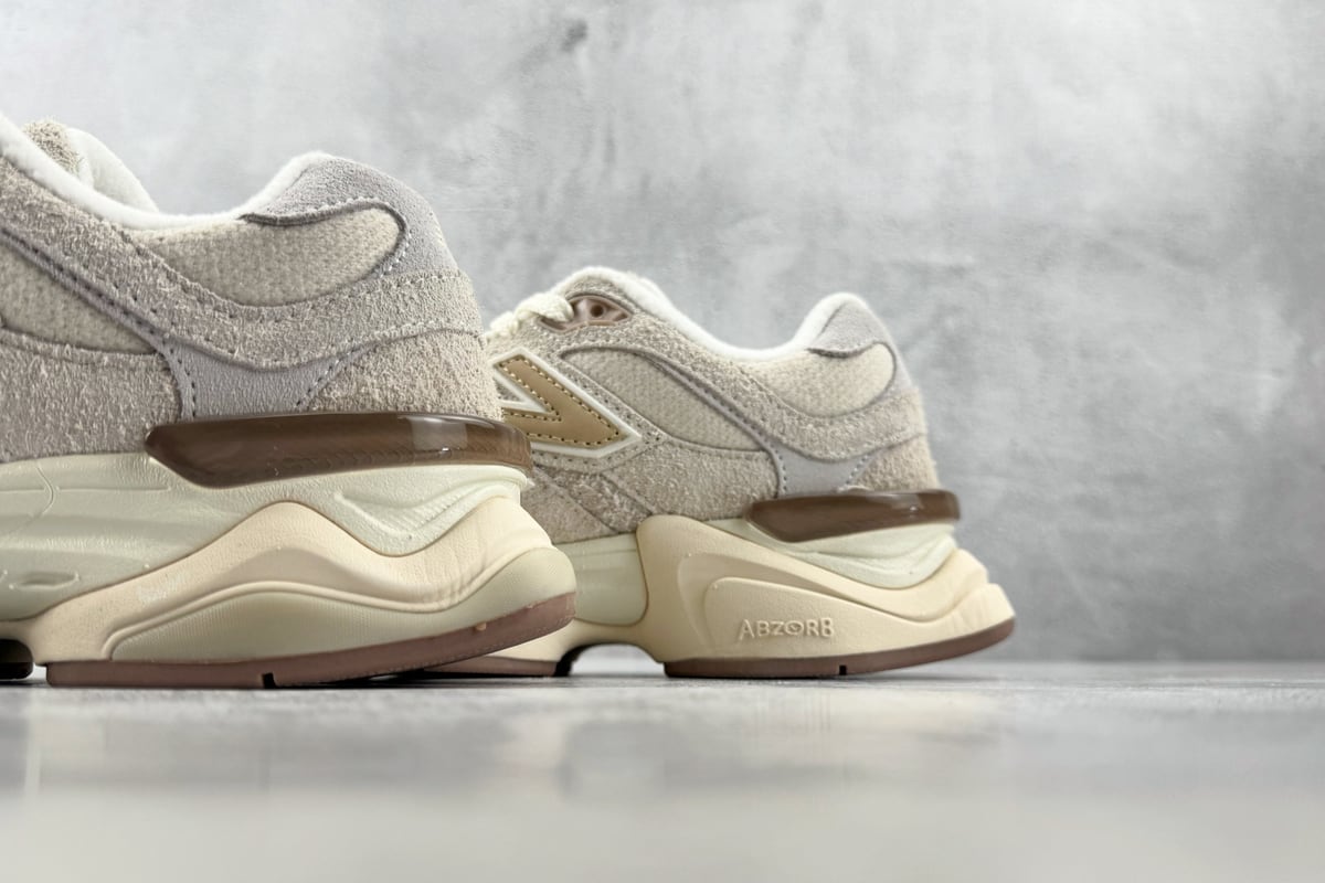 新百伦 New Balance NB 9060 纯原标杆 品质无敌 米色-实拍图8